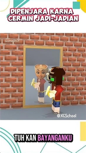 Why did the mirror image come first 😱‼️#shorts #roblox #minecraft