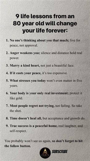 9 Life Lessons From an 80-Year-Old That Will Change Your Perspective Forever ❤️#quotes #growth #usa