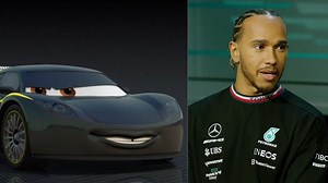Did Lewis Hamilton feature in the movie Cars 2? What Role did he play?