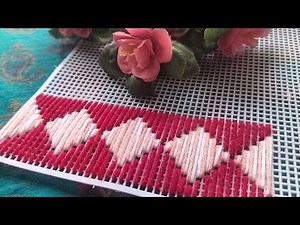 BEAUTIFUL AND SIMPLE PLASTIC CANVAS DESIGN IDEAS FOR BEGINNERS ll Woolen Craft #60