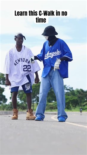 I taught him this C-Walk in no time