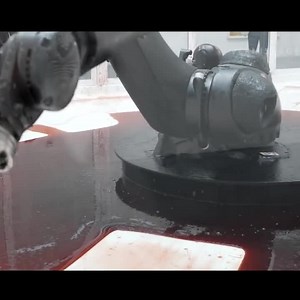 "No piece of art has ever emotionally affected me the way this robot arm piece has. It's programmed to try to contain the hydraulic fluid that’s constantly leaking out and required to keep itself running...if too much escapes, it will die so it's desperately trying to pull it back to continue to fight for another day. Saddest part is they gave the robot the ability to do these 'happy dances' to spectators. When the project was first launched it danced around spending most of its time interacting