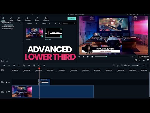 How To Make an ADVANCED LOWER THIRD with Photoshop and Wondershare Filmora