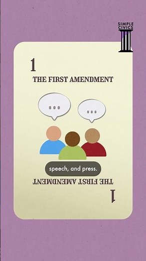 The First Amendment of the Bill of Rights | Simple Civics