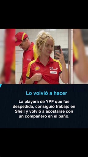Una empleada de una estación de servicio de YPF, que había sido despedida hace una semana tras difundirse un episodio íntimo con un compañero en el baño del lugar, volvió a quedar en el centro de la polémica. Esta vez, el hecho ocurrió en una estación de Shell, apenas dos días después de haber conseguido un nuevo empleo. Lo más llamativo del caso es que fue la propia trabajadora quien publicó las imágenes en sus redes sociales, exponiendo además a su compañero, quien estaría casado.