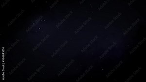 Space starfield background. Seamless looping animation for astronomy cosmology astrophysics.