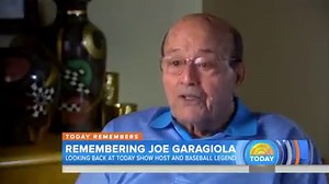 We're remembering baseball legend, former TODAY host, and our friend Joe Garagiola. | Today Show