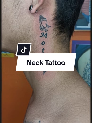 Stunning Neck Tattoo at Taman Kasturi