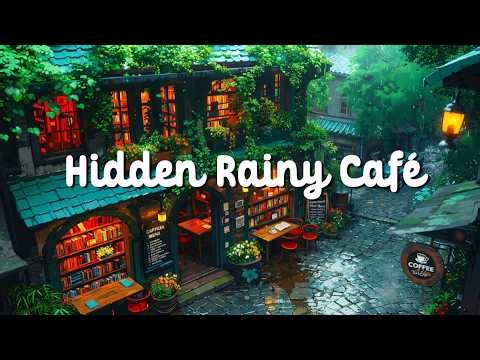 Rainy Café Library☔ Cozy Chillhop ☕ ~ Rainy Bookstore Lofi for Deep Focus.