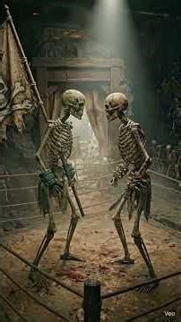 Skeleton UFC Fight 💀🔥 Funny Fight #shorts