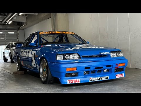 CALSONIC SKYLINE R31 GTS-R Shakedown