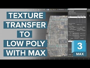 Transfer Base Color From High poly to Low poly In 3DS MAX