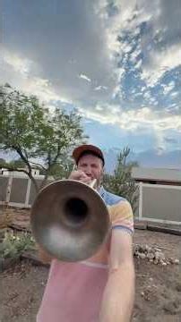 walked straight into a cactus while playing trumpet 🌵 🎺