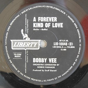 Bobby Vee - A Forever Kind Of Love / Remember Me, Huh?