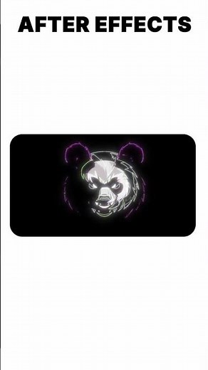 "Neon Bear Logo Reveal | Futuristic Glow Animation"