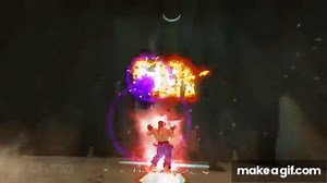 Ryu VS Jin FIGHT ANIMATION! (Street Fighter VS Tekken) | DEATH BATTLE! on Make a GIF