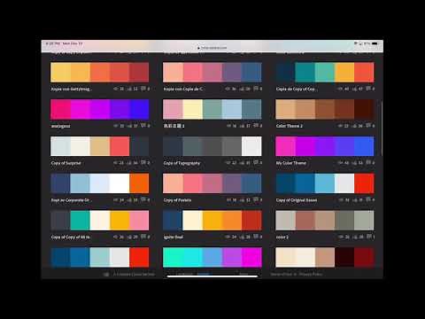 Adobe Color in ProCreate