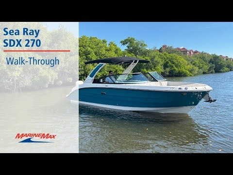 Stunning Sea Ray SDX 270 Walk-Through | Available Now at MarineMax Clearwater
