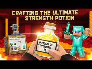 How To Make Potion of Strength in Minecraft 🔥 (Full Guide)"