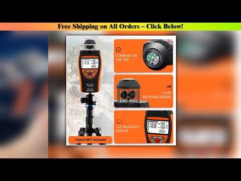 New Cup Anemometer, With Temperature Measurement, 0.7-42m/s Wind Speed Meter, Outdoor Wind Gauge,