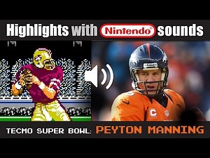 SB50 with TECMO SUPER BOWL sounds!!