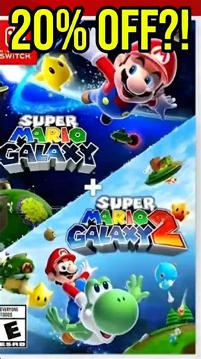 Mario Galaxy 1 & 2 Are MASSIVELY Discounted for Black Friday?! (Plus HUGE Nintendo Deals!) #nintendo