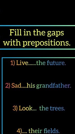 The usages of prepositions #shorts