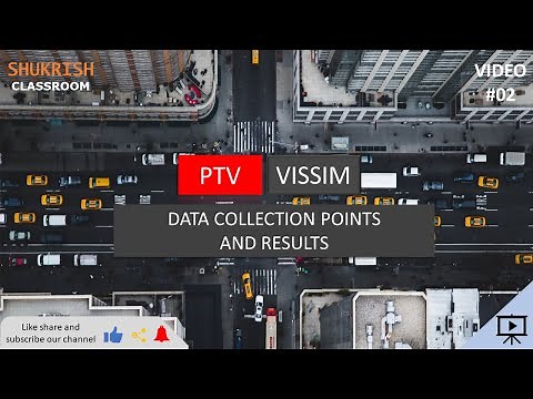 #07 Data collection points on roads | PTV VISSIM Simulation