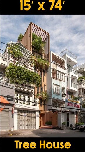 "Tree-House Vietnam: 6-Story Eco-Friendly Urban Home | ROOM+ Design & Build"