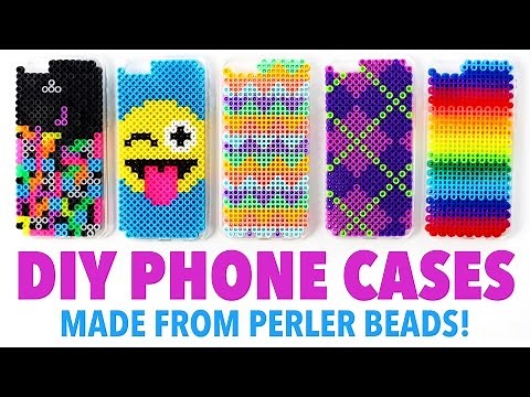 DIY Phone Cases made from Perler Beads! | Perler Bead Ideas