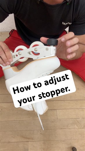 How to adjust your stopper on ‪@ONE.Blades‬ EDGE | Inline Figure Skating