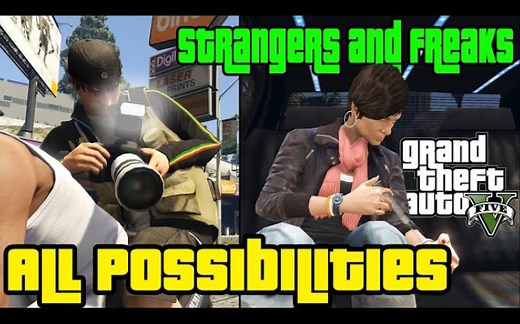 狗仔队任务场景细节分析：GTA V，别佛理任务：怪咖