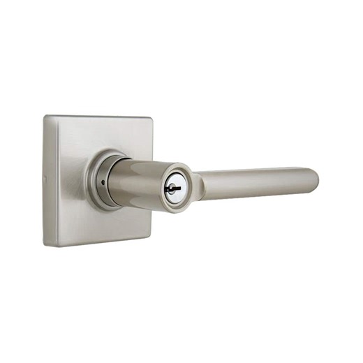 Reviews for Defiant Tonebridge Satin Nickel Keyed Entry Door Handle with Square Rose | Pg 1 - The Home Depot