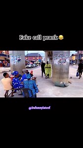 4.8K views · 7K reactions | "Fake call prank that make them laugh This post does not support any form of bullying #PrankLife #LaughOutLoud #funnymoments | Lateef Adebayo | Facebook