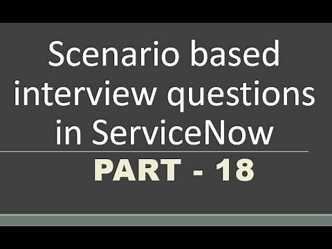 #18 Scenario based Interview questions in #servicenow | Part -18 | #glideaggregate | #uiaction
