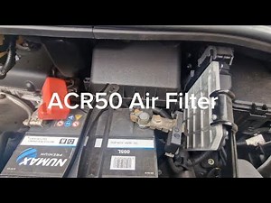 How to replace Toyota Estima ACR50 Air filter
