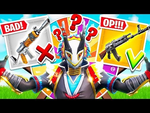 SPIN THE WHEEL CHALLENGE *50/50* GOOD OR BAD GUN?! - Crainer VS Runic - Fortnite: Battle Royale