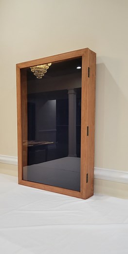 Military Uniform Shadow Box Display Case, Custom Keepsake Box, Wooden Display Cabinet, Large Deep Memorabilia Display Felt Foam Backing - Etsy