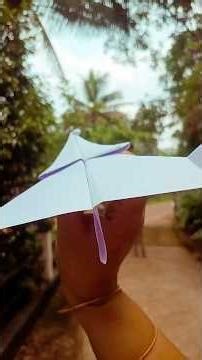 Easy Origami Paperplane | Fold a Fast Paper Airplane in 30 Seconds #origami #paperairplane #diy