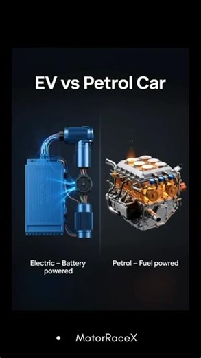 Electric vs Petrol Vehicles Explained Simply #car #technology