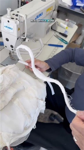 Why is it called "Boning"? #vintage #weddingdress #restoration