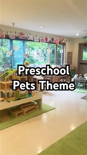 Our #toddler and #preschool #classroom set up for the pets theme. #teachers #2yearolds #3yearolds