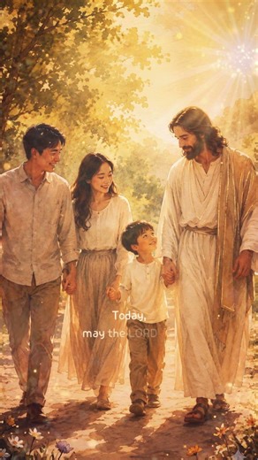 The LORD Gives Strength 🤍A Peaceful Family Morning with JESUS