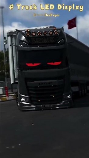 Devil Eyes Programmabel led matrix panel with different sizes for car bus and truck #ledsign