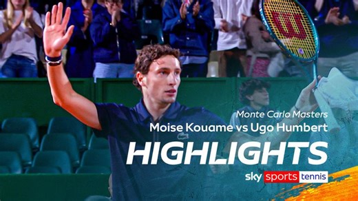 Moise Kouame vs Ugo Humbert | Monte Carlo Masters highlights