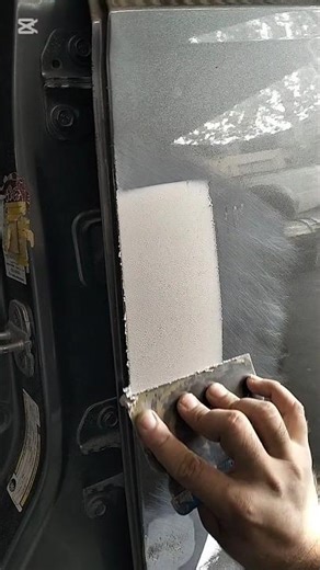 Steel putty work with out paint