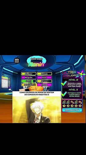 Achieve mastery 5 on Ronin🗡 #vbl #roblox #volleyballlegends
