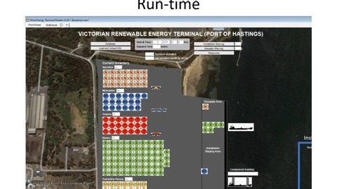 使用 ExtendSim 模拟维多利亚州可再生能源码头(黑斯廷斯港)