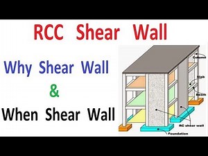 What is RCC Shear Wall || Why & When we use Shear Wall