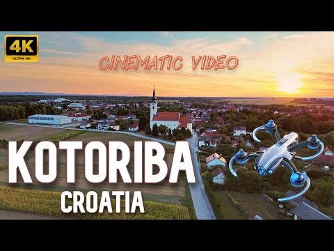 KOTORIBA iz zraka 4K - Hrvatska #cinematic